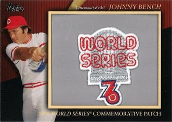 2010 Topps Update - Manufactured Commemorative Patch #MCP128 Johnny Bench Front