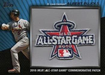 2010 Topps Update - Manufactured Commemorative Patch #MCP150 Albert Pujols Front