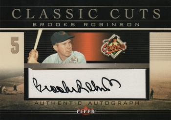 2002 Fleer - Classic Cuts Authentic Autographs #BR-A Brooks Robinson Front