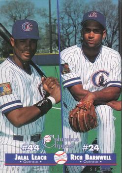 1994 Columbus Clippers Police #NNO Jalal Leach / Rich Barnwell Front