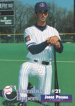 1994 Columbus Clippers Police #NNO Jorge Posada Front