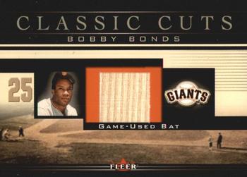 2002 Fleer - Classic Cuts #BB-B Bobby Bonds Front