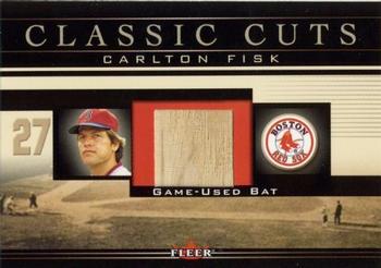 2002 Fleer - Classic Cuts #CF-B Carlton Fisk Front