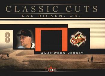 2002 Fleer - Classic Cuts #CR-J Cal Ripken Jr. Front