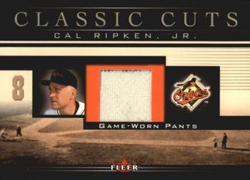 2002 Fleer - Classic Cuts #CR-P Cal Ripken Jr. Front