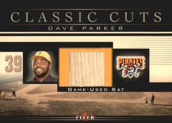 2002 Fleer - Classic Cuts #DP-B Dave Parker Front
