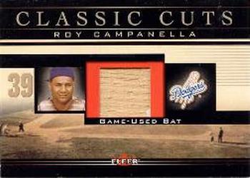 2002 Fleer - Classic Cuts #RC-B Roy Campanella Front