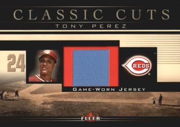 2002 Fleer - Classic Cuts #TP-J Tony Perez Front