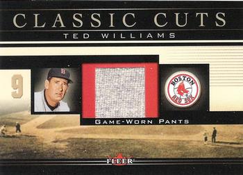 2002 Fleer - Classic Cuts #TW-P Ted Williams Front