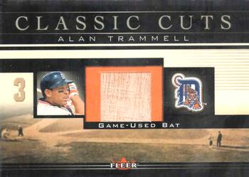 2002 Fleer - Classic Cuts #AT-B Alan Trammell Front