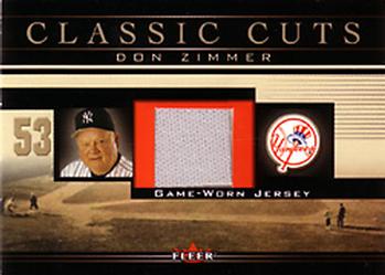 2002 Fleer - Classic Cuts #DZ-J Don Zimmer Front