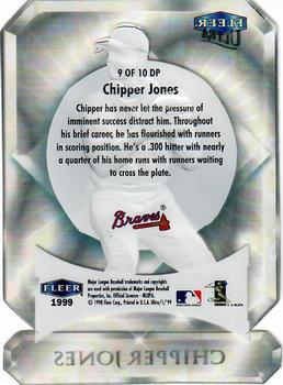 1999 Ultra - Diamond Producers #9 DP Chipper Jones  Back