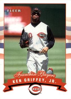 2002 Fleer - Gold Backs #8 Ken Griffey, Jr. Front