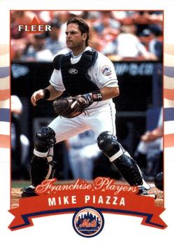 2002 Fleer - Gold Backs #19 Mike Piazza Front