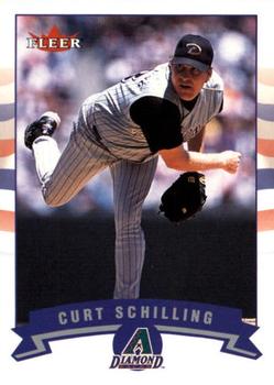 2002 Fleer - Gold Backs #54 Curt Schilling  Front