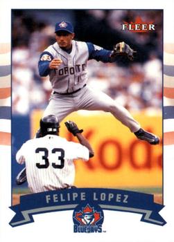 2002 Fleer - Gold Backs #75 Felipe Lopez  Front