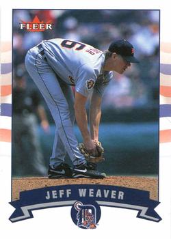 2002 Fleer - Gold Backs #166 Jeff Weaver  Front