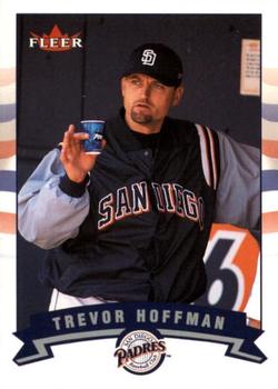 2002 Fleer - Gold Backs #187 Trevor Hoffman  Front