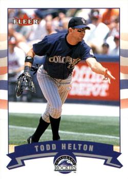 2002 Fleer - Gold Backs #209 Todd Helton  Front