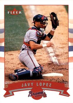 2002 Fleer - Gold Backs #236 Javy Lopez  Front