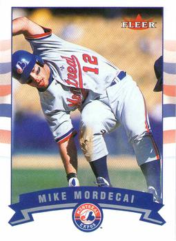 2002 Fleer - Gold Backs #239 Mike Mordecai  Front