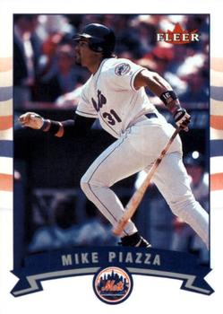 2002 Fleer - Gold Backs #258 Mike Piazza  Front