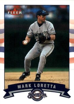 2002 Fleer - Gold Backs #301 Mark Loretta  Front