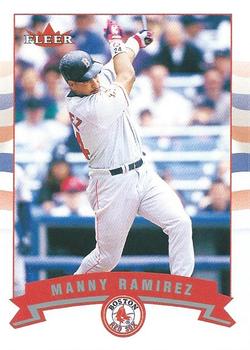 2002 Fleer - Gold Backs #326 Manny Ramirez  Front