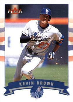 2002 Fleer - Gold Backs #343 Kevin Brown  Front