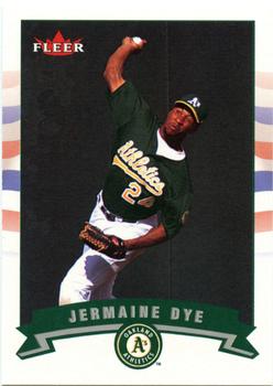 2002 Fleer - Gold Backs #344 Jermaine Dye  Front
