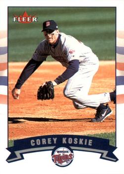 2002 Fleer - Gold Backs #375 Corey Koskie  Front