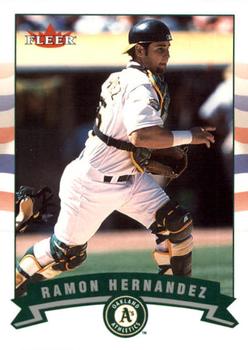 2002 Fleer - Gold Backs #396 Ramon Hernandez  Front