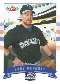2002 Fleer - Gold Backs #399 Gary Bennett  Front
