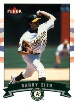 2002 Fleer - Gold Backs #423 Barry Zito  Front