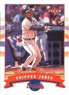 2002 Fleer - Mini #3 Chipper Jones Front