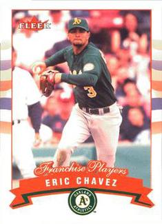2002 Fleer - Mini #21 Eric Chavez Front