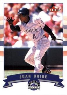 2002 Fleer - Mini #179 Juan Uribe  Front