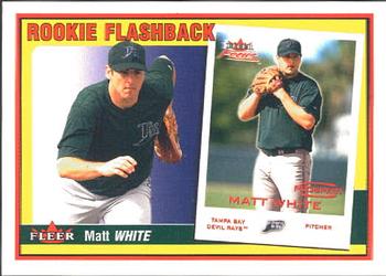 2002 Fleer - Rookie Flashback #18 RF Matt White  Front