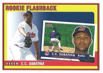 2002 Fleer - Rookie Flashback #3 RF CC Sabathia  Front