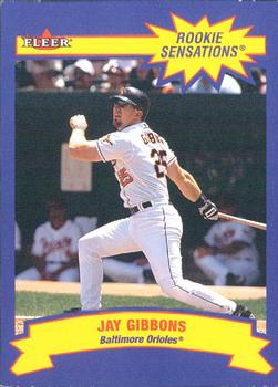 2002 Fleer - Rookie Sensations #6 RS Jay Gibbons  Front