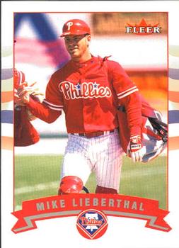 2002 Fleer - Tiffany #195 Mike Lieberthal  Front
