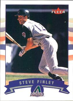 2002 Fleer - Tiffany #252 Steve Finley  Front