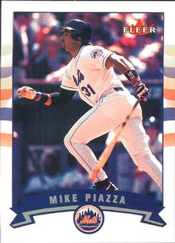 2002 Fleer - Tiffany #258 Mike Piazza  Front