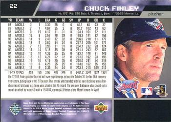 1999 Upper Deck #22 Chuck Finley Back