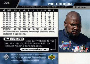 1999 Upper Deck #295 Mo Vaughn Back