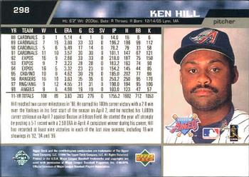 1999 Upper Deck #298 Ken Hill Back