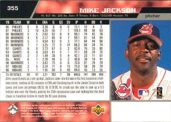 1999 Upper Deck #355 Mike Jackson Back