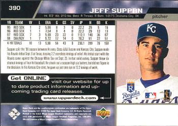 1999 Upper Deck #390 Jeff Suppan Back
