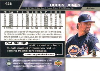 1999 Upper Deck #428 Bobby Jones Back