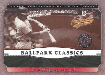 2002 Fleer Authentix - Ballpark Classics #14 BC Jim Rice  Front